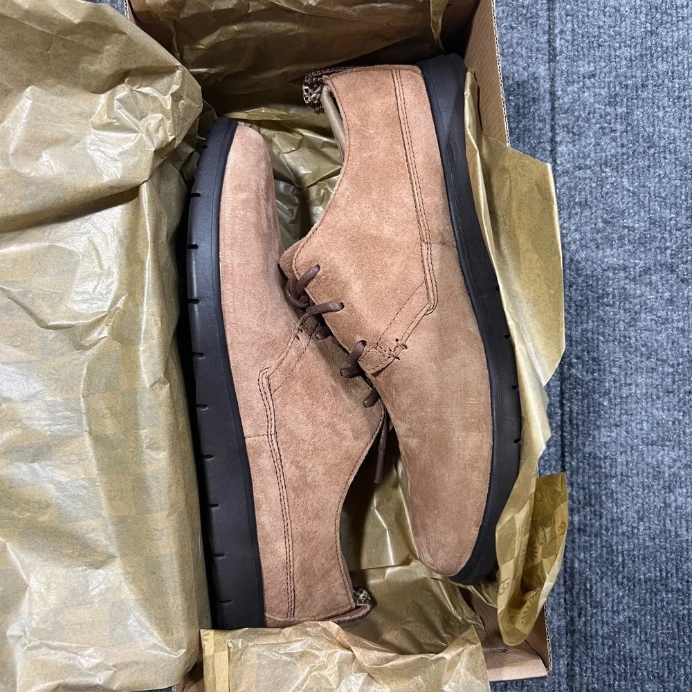 UGG Australia Bowmore Chestnut Suede Lace Up‎ Oxford Shoes 1006692 Mens 8